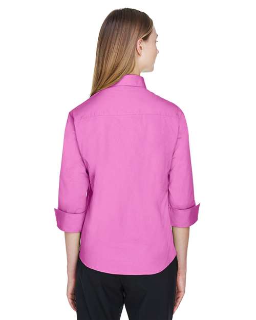 Women's Perfect Fit™ Three-Quarter Sleeve Stretch Poplin Dress Shirt - DP625W 41