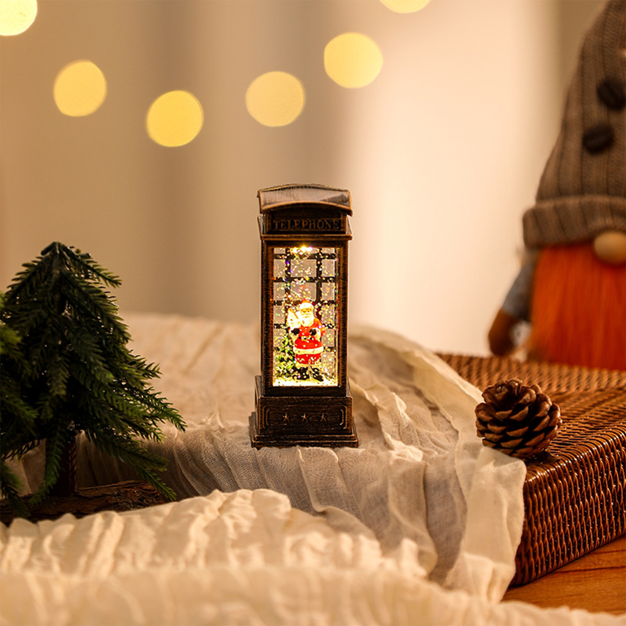 Christmas LED Water-Filled Decorative Lantern 1