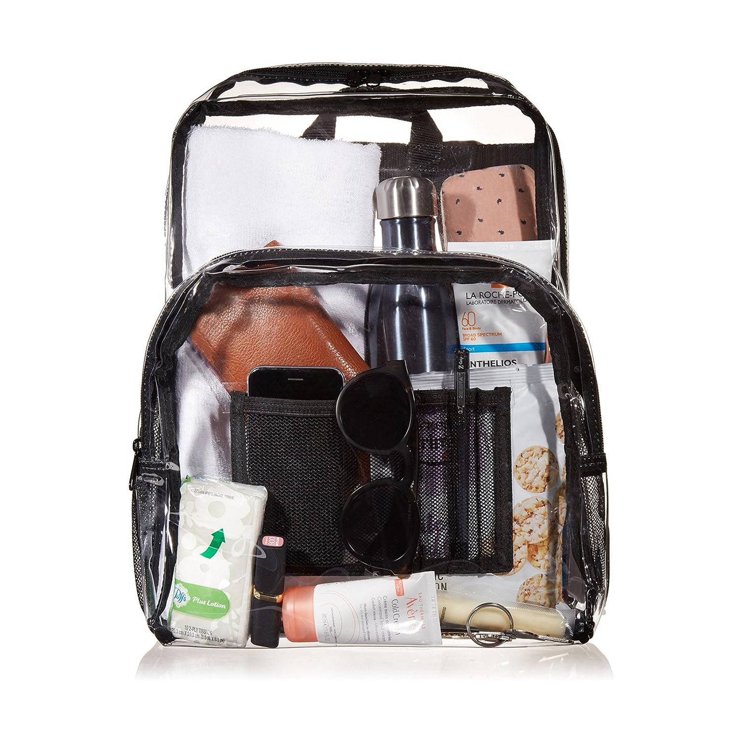 Large-capacity PVC Clear School Backpack 5
