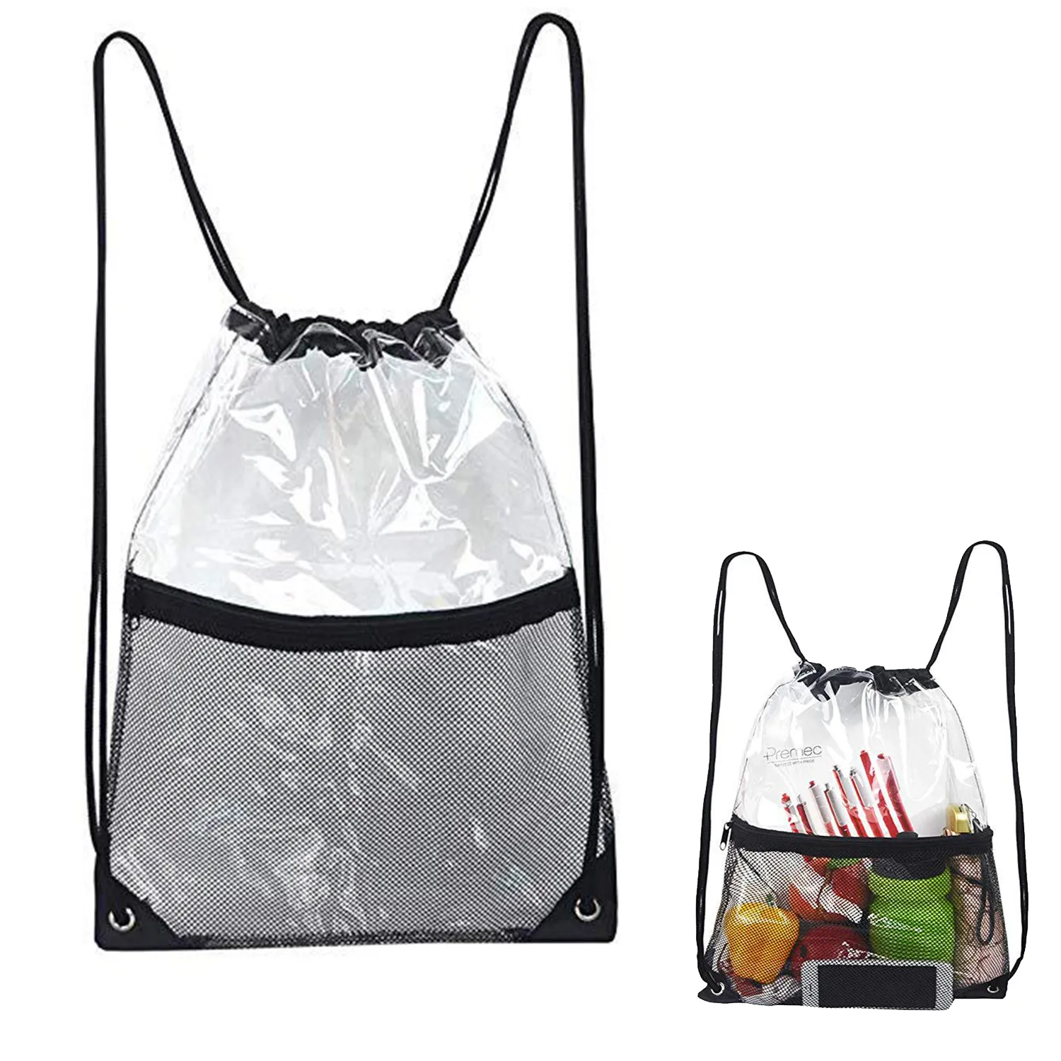 Clear Drawstring Bags 1