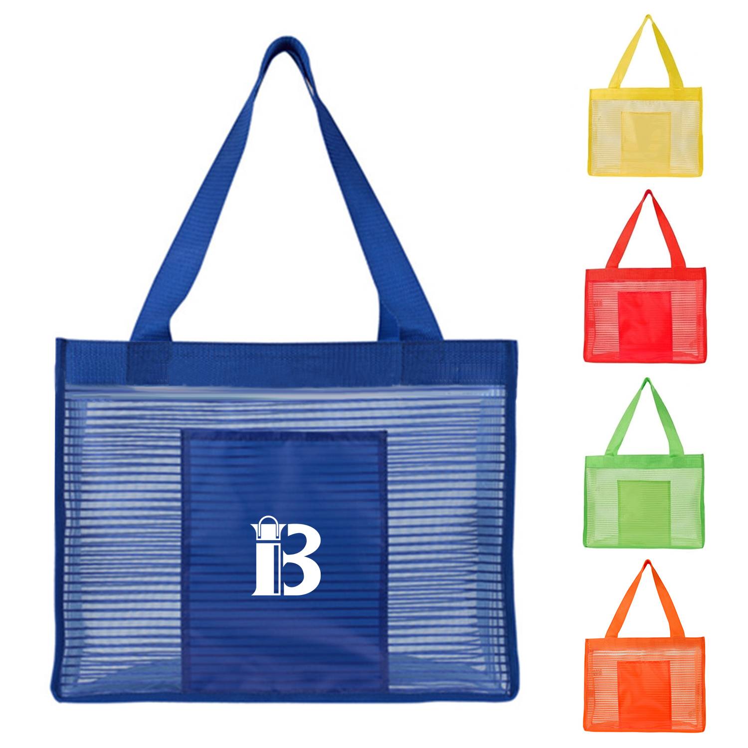 Beach Tote Bag w/ Front Pocket 4