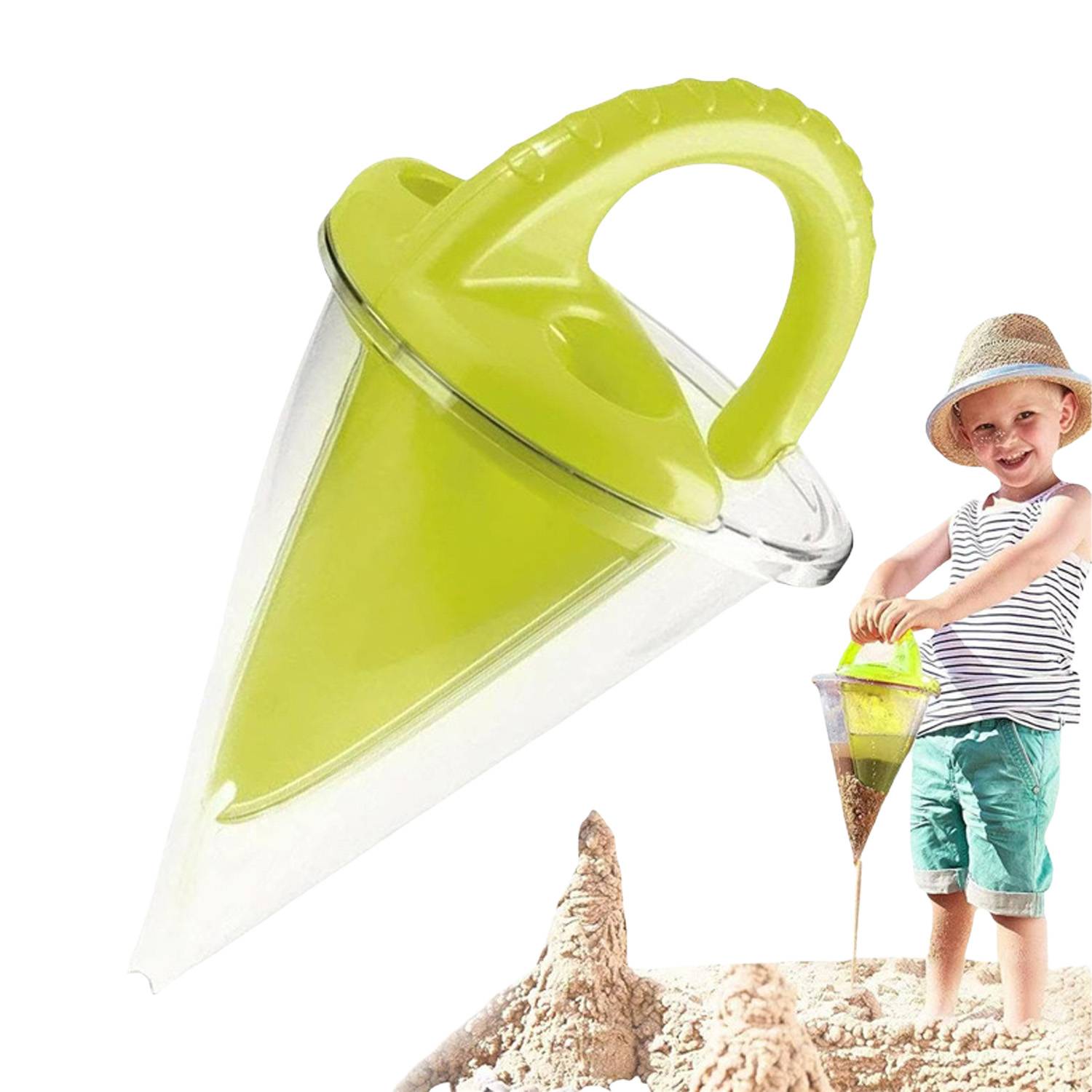 Kids Spilling Funnel Sand Beach Toy 7
