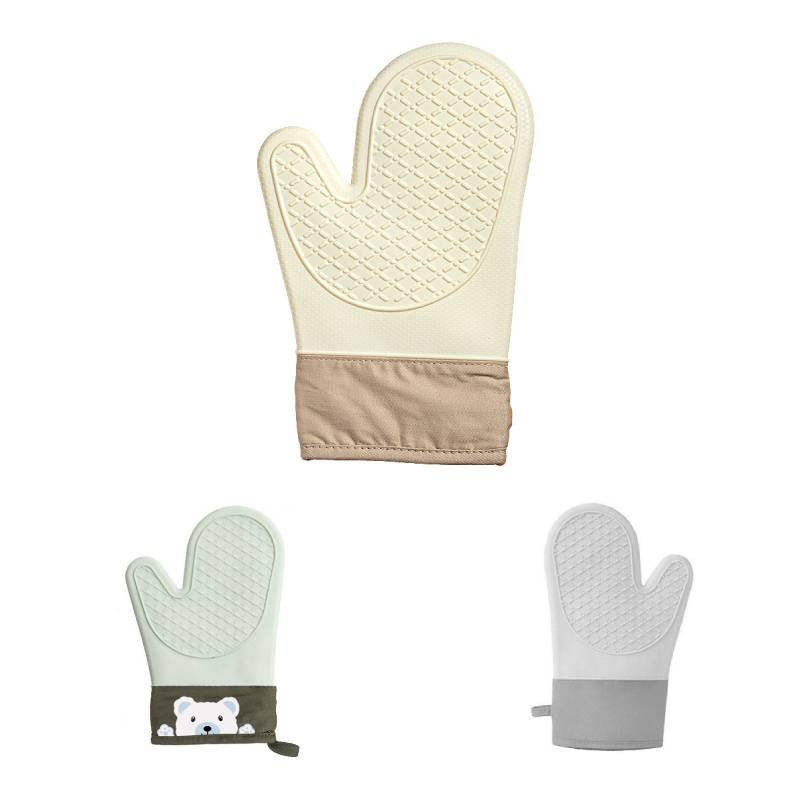 Silicone Oven Gloves W/ Inner Cotton Layer 2