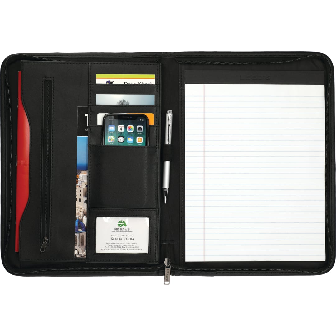 FSC® Mix Executive DuraHyde Zippered Padfolio 38