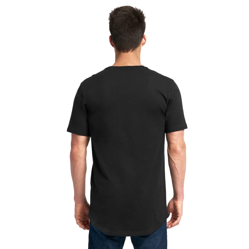 Next Level Apparel Men's Cotton Long Body Crew 8