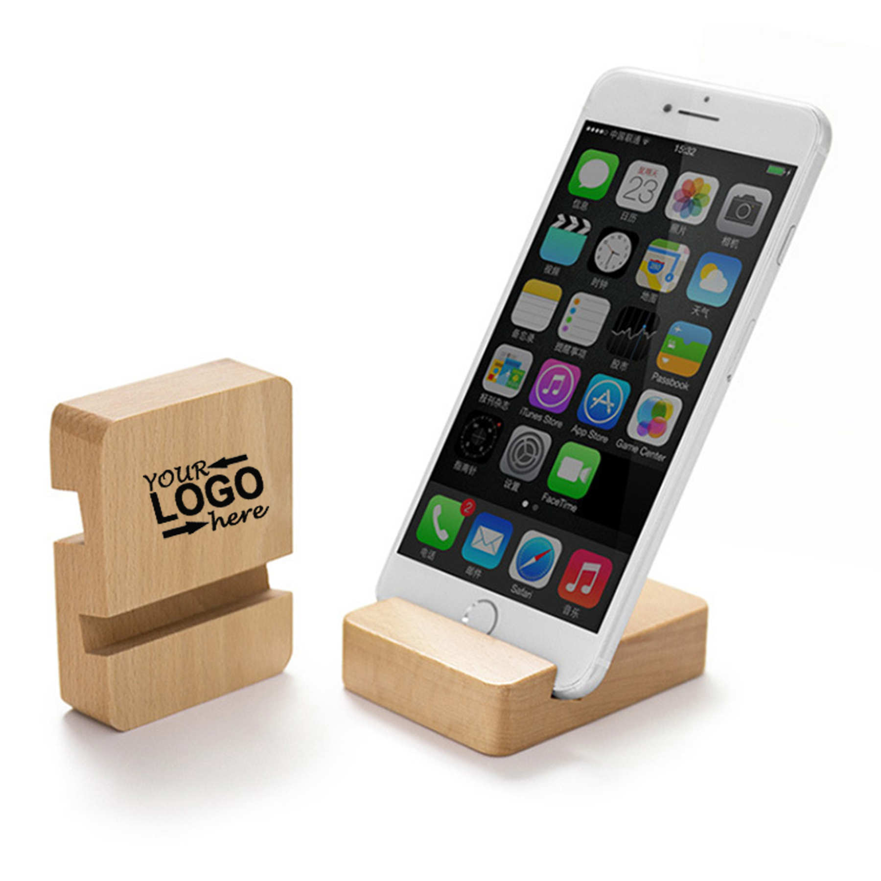 Solid Wood Phone Holder 3