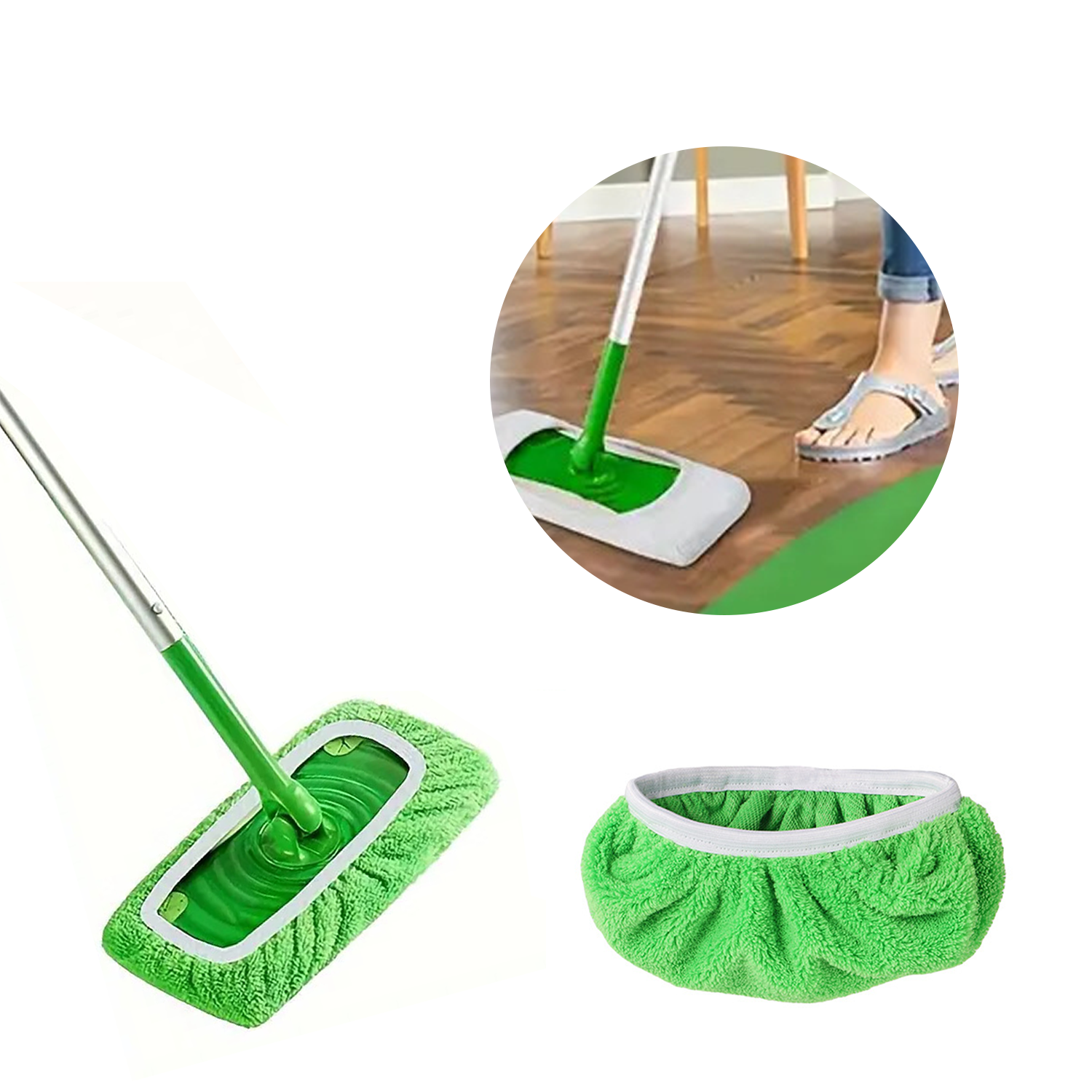 Washable Microfiber Mop Pads 3