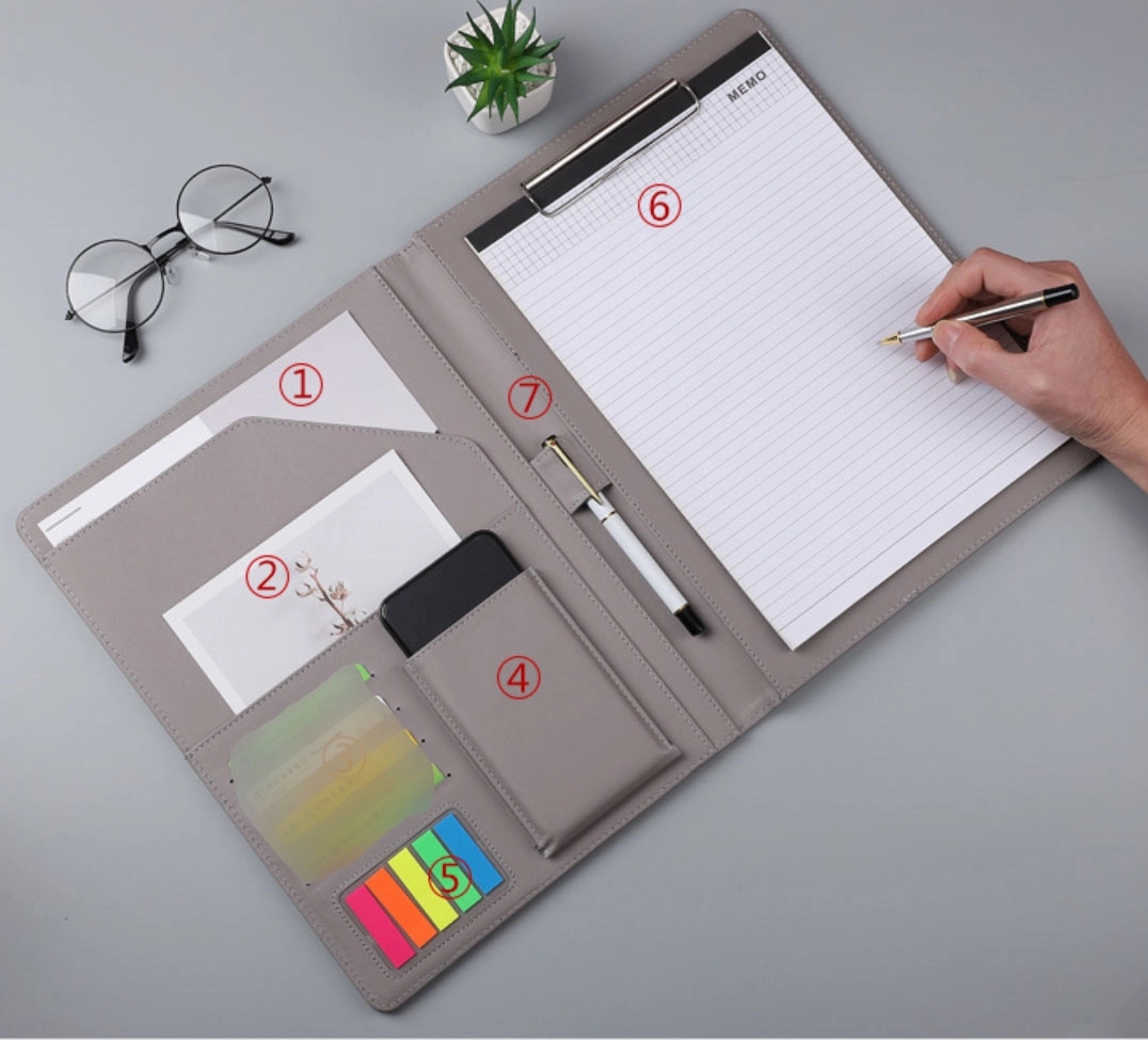 Padfolio, Folder Organizer With Tab Stickers 3