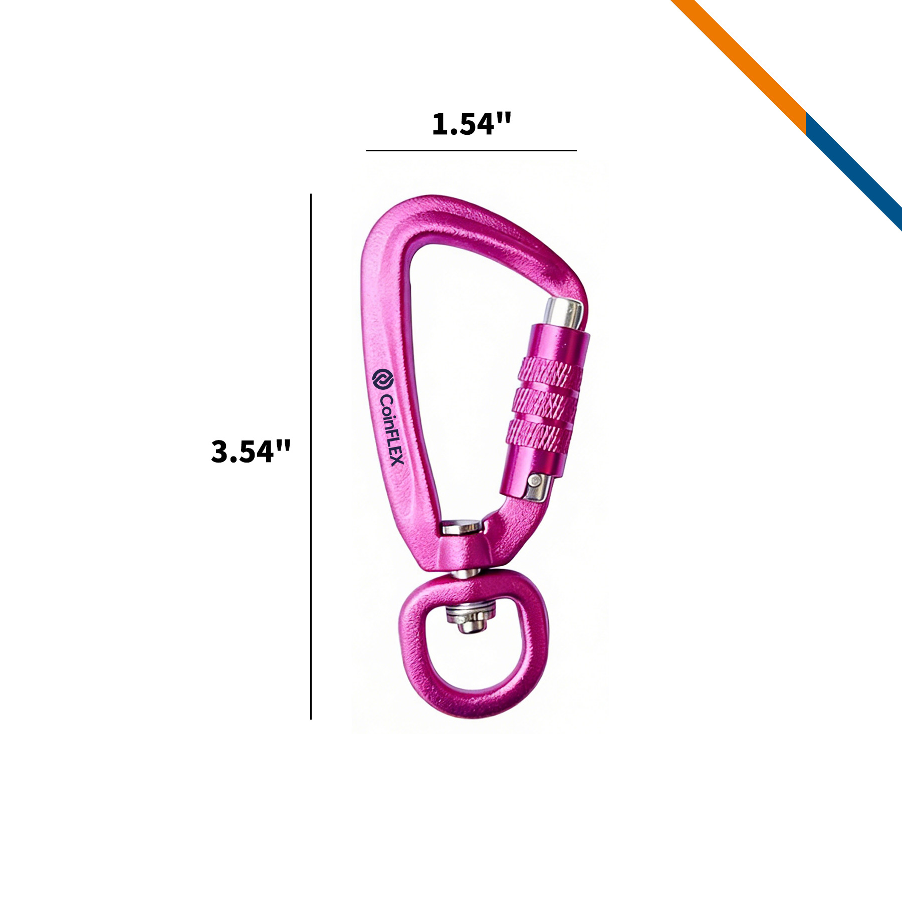 Klipo Swivel Ring Auto Locking Carabiner 5