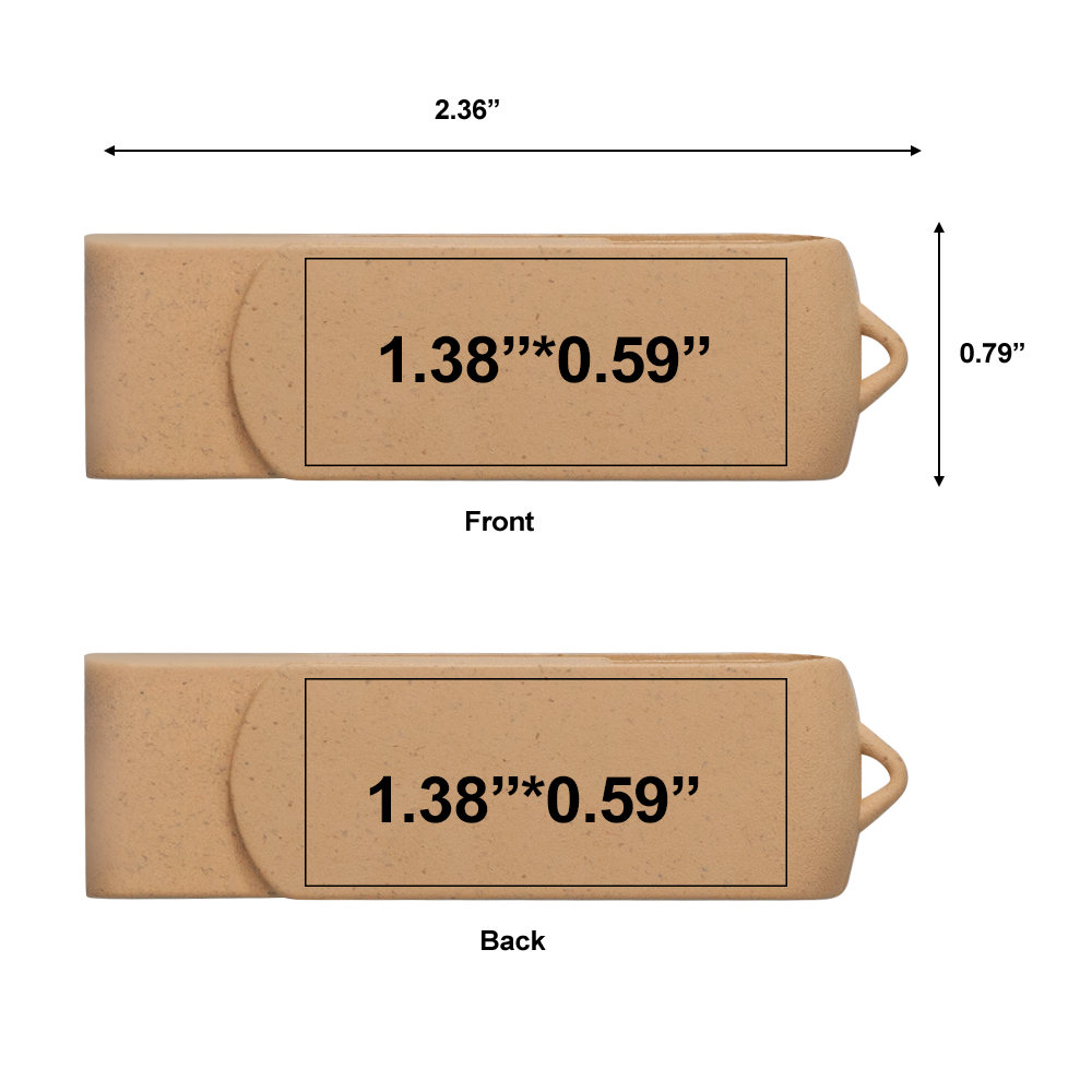 Upton Eco-Friendly Swivel USB 4