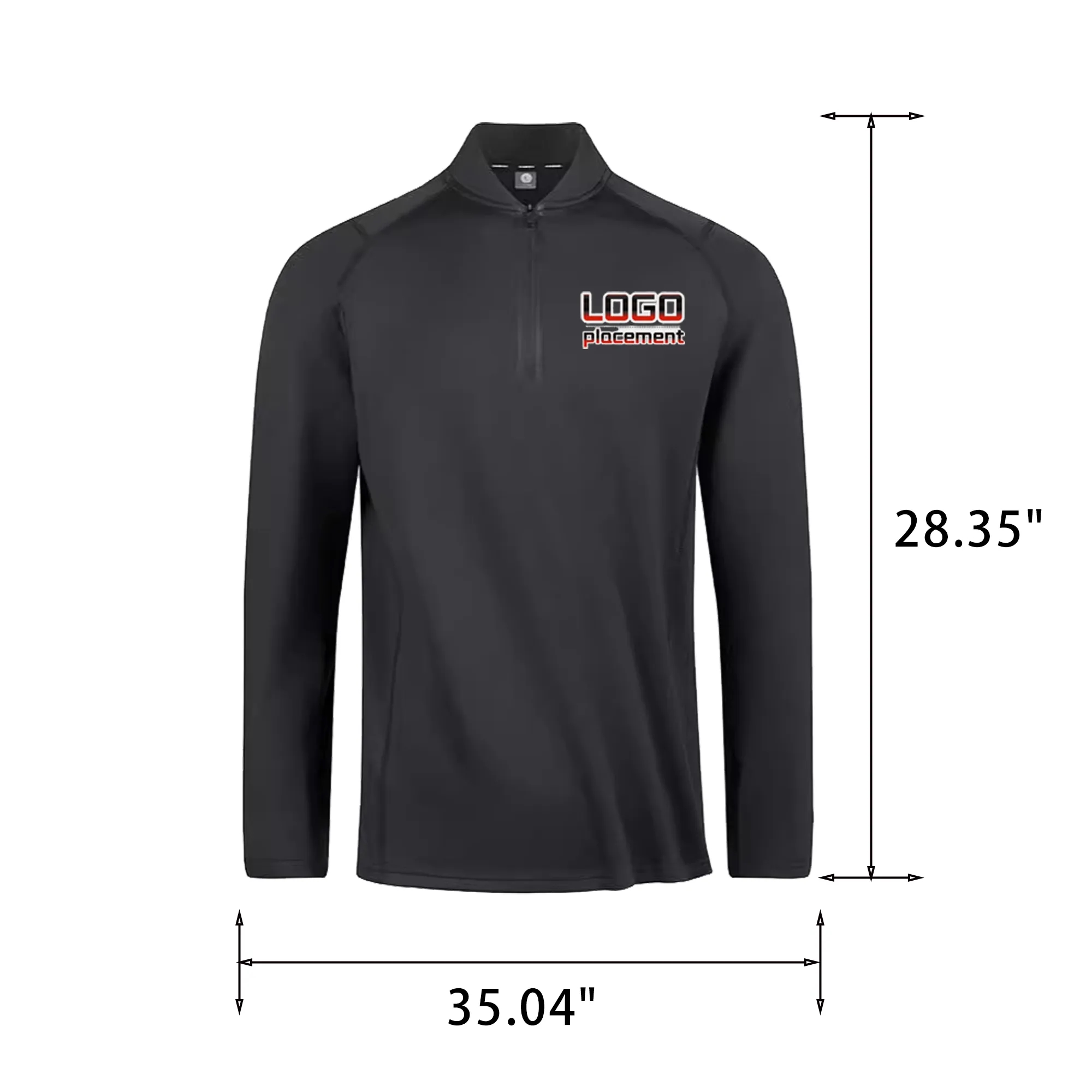 Badger Men's Lightweight Quarter-Zip Pullover 3