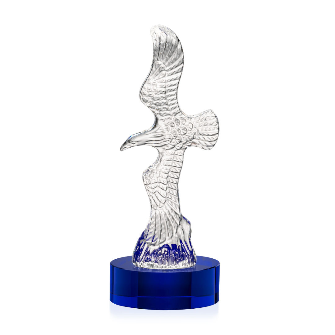 Staffordshire Eagle on Stanrich Base - Blue 3