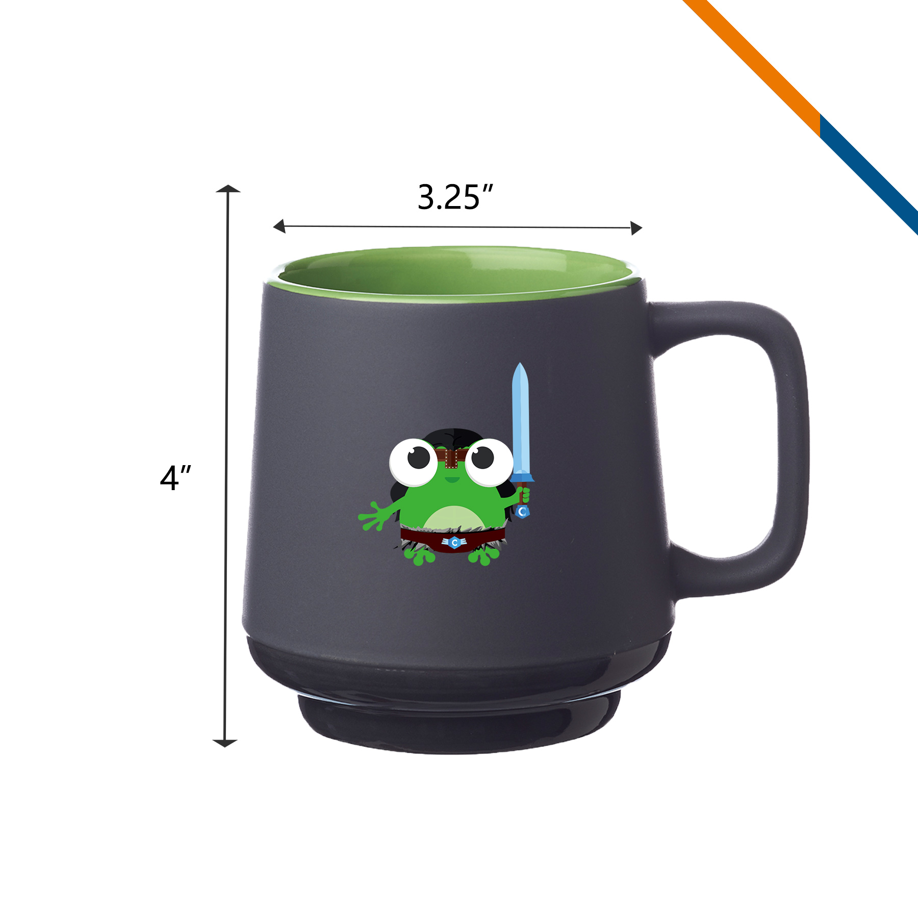 Samir Stackable Ceramic Mug – 12 OZ. 3