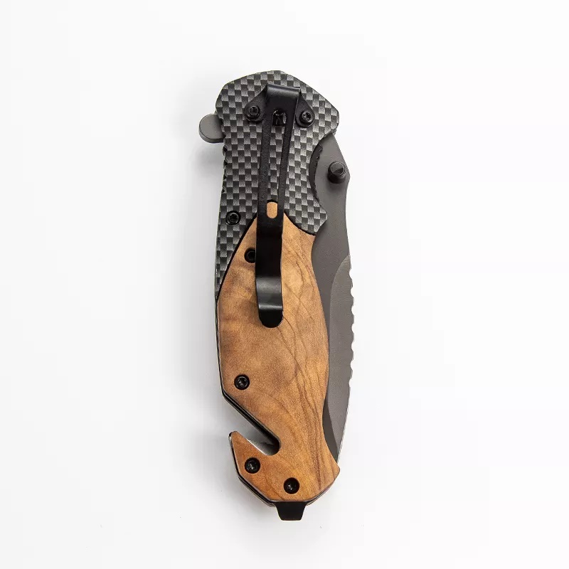 ApexBlade - Oliver Wood Folding Pocket Knife With Stainless Steel Blade Full Color Optional 4