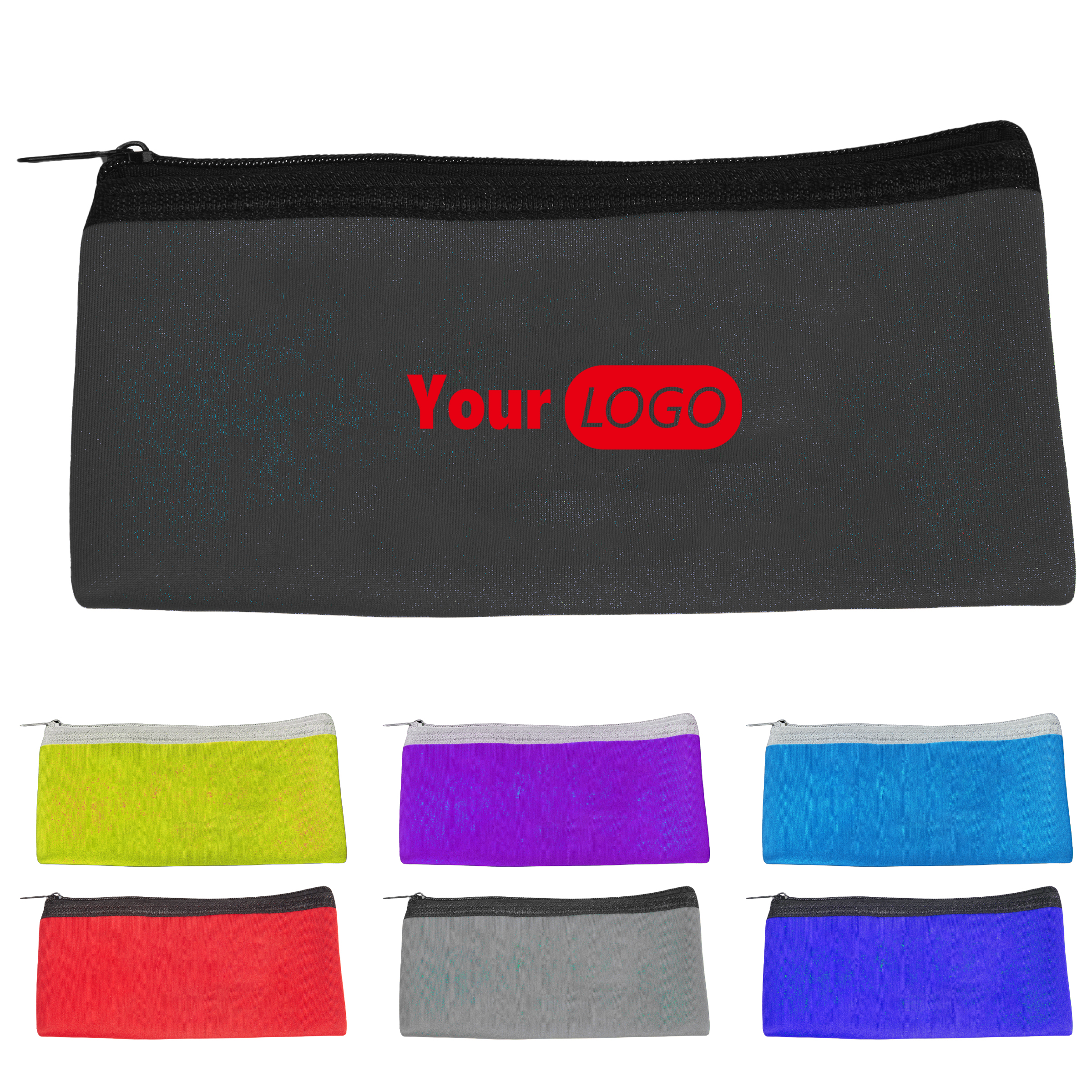 Neoprene Reusable Colorful Adhesive Zipper Bags For Fun Organization 2