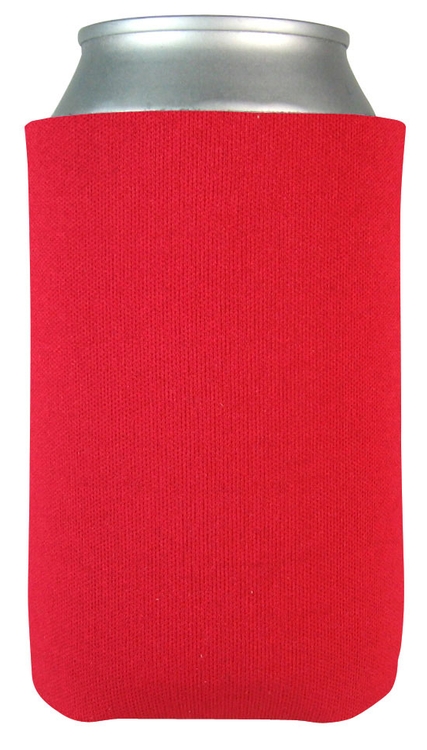 FoamZone USA Made Collapsible Can Cooler with Bottom Imprint