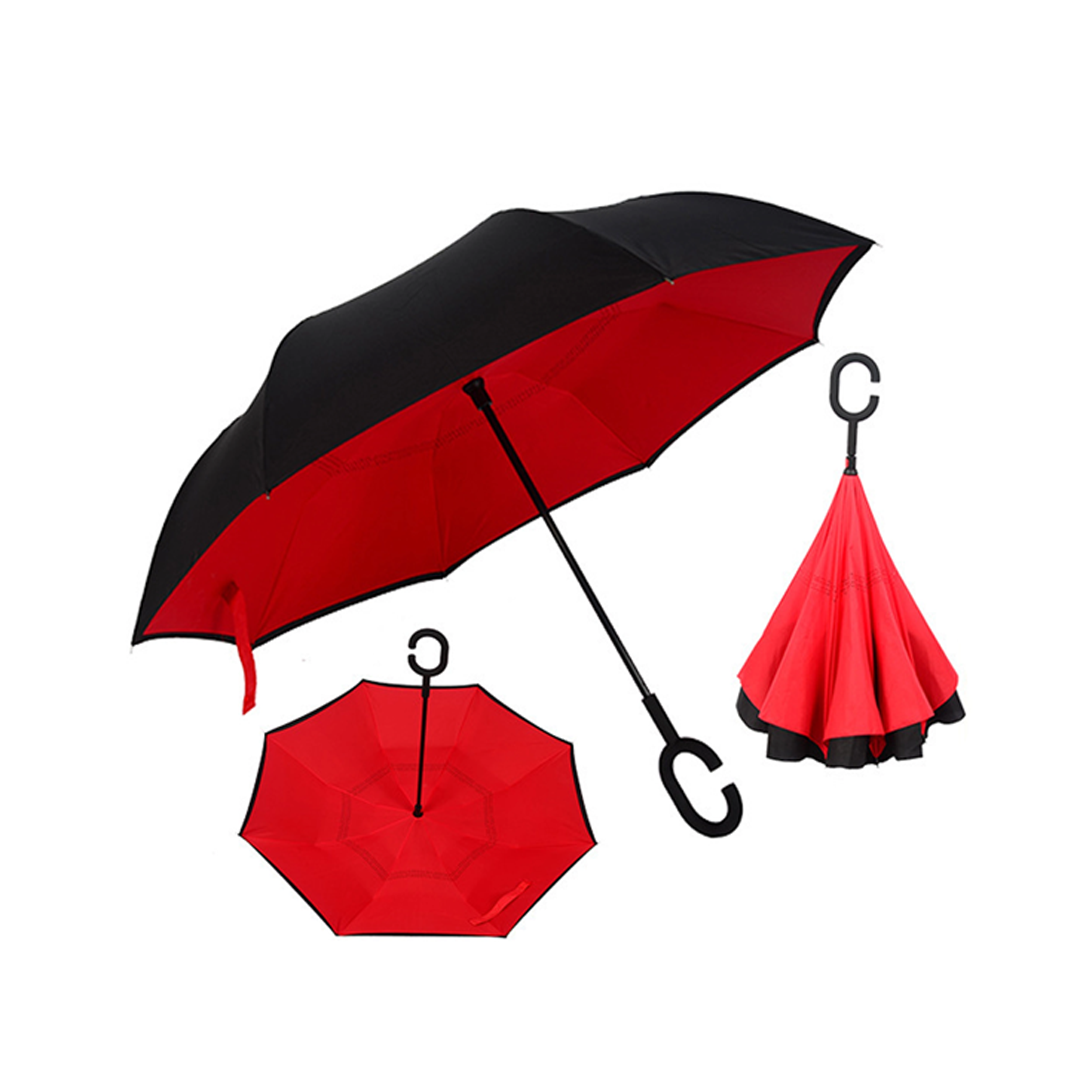 Double Layer Folding Inversion Umbrella 2