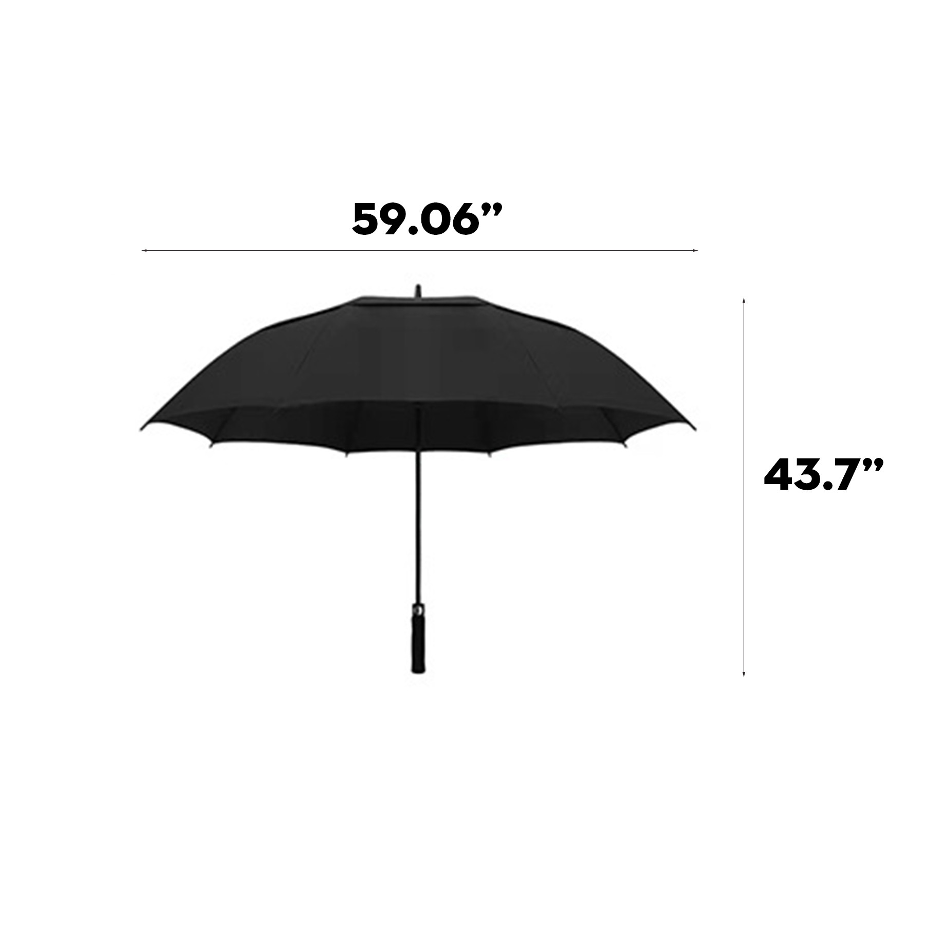 34" Plus Size Golf Umbrella 1