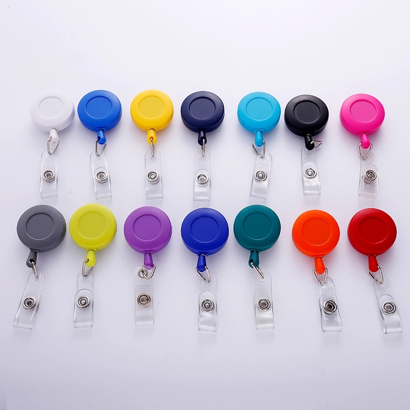 Round Shaped Retractable Badge Holder 4