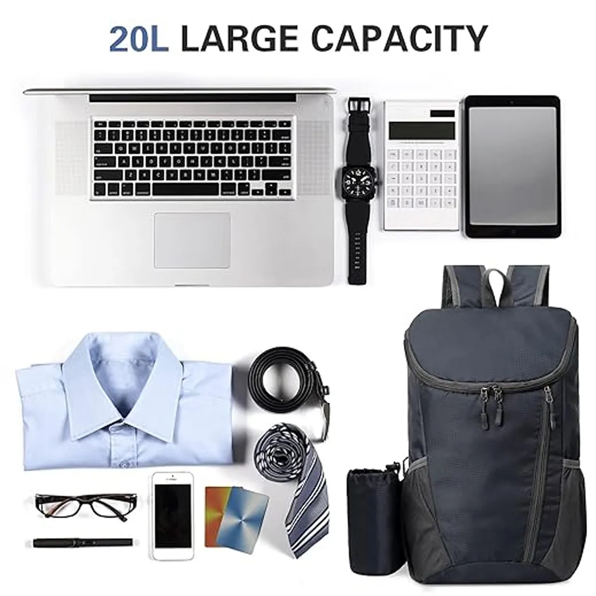 20L Lightweight And Travel Hiking Daypack Foldable Backpack 6