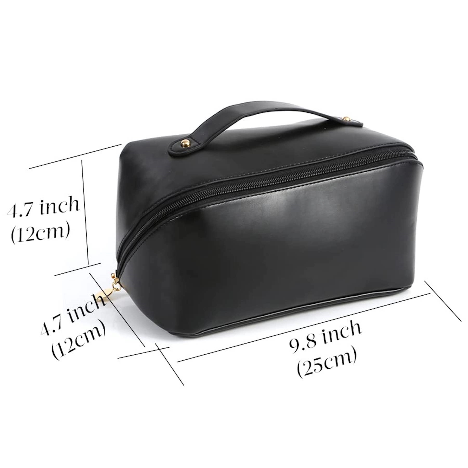 Makeup  Travelling Pu Leather Cosmetic Bag Waterproof 3