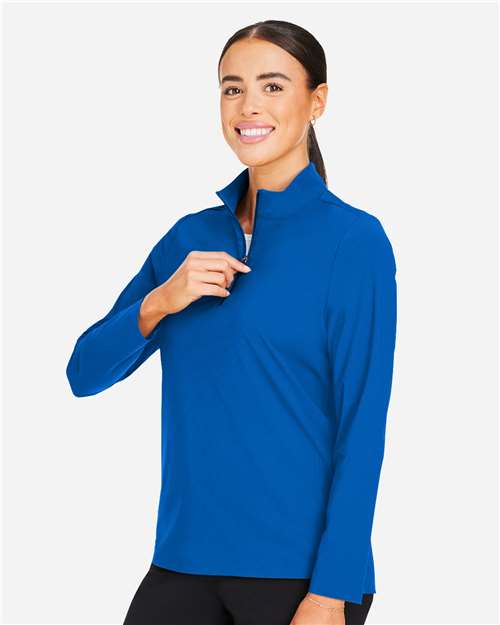 Women's CrownLux Performance® Windsor Welded Quarter-Zip Pullover - DG410W 8