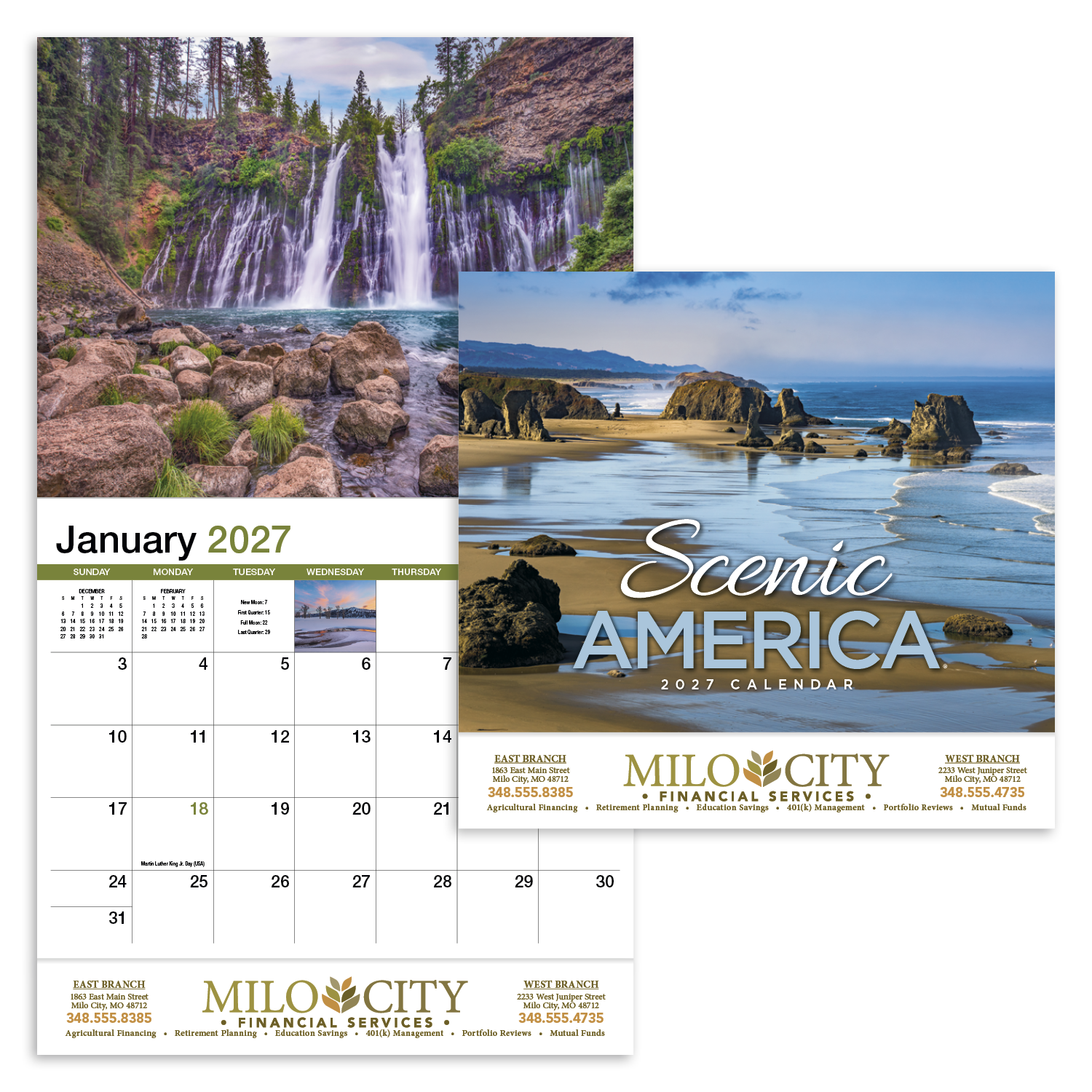 HotLine® Products Scenic America® Appointment Calendar - Stapled 45