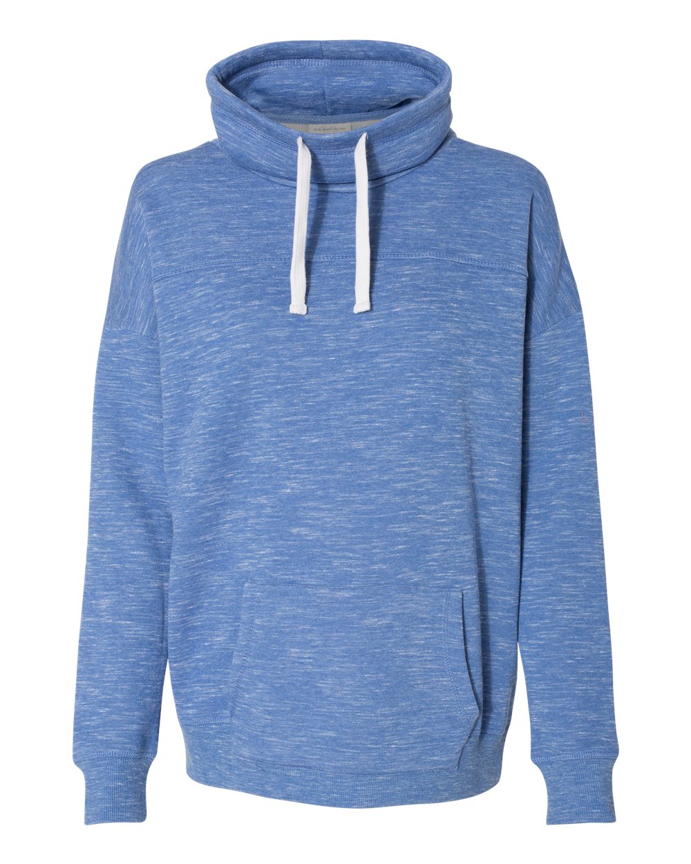 Women's Mélange Fleece Cowl Neck Sweatshirt - 8673 16