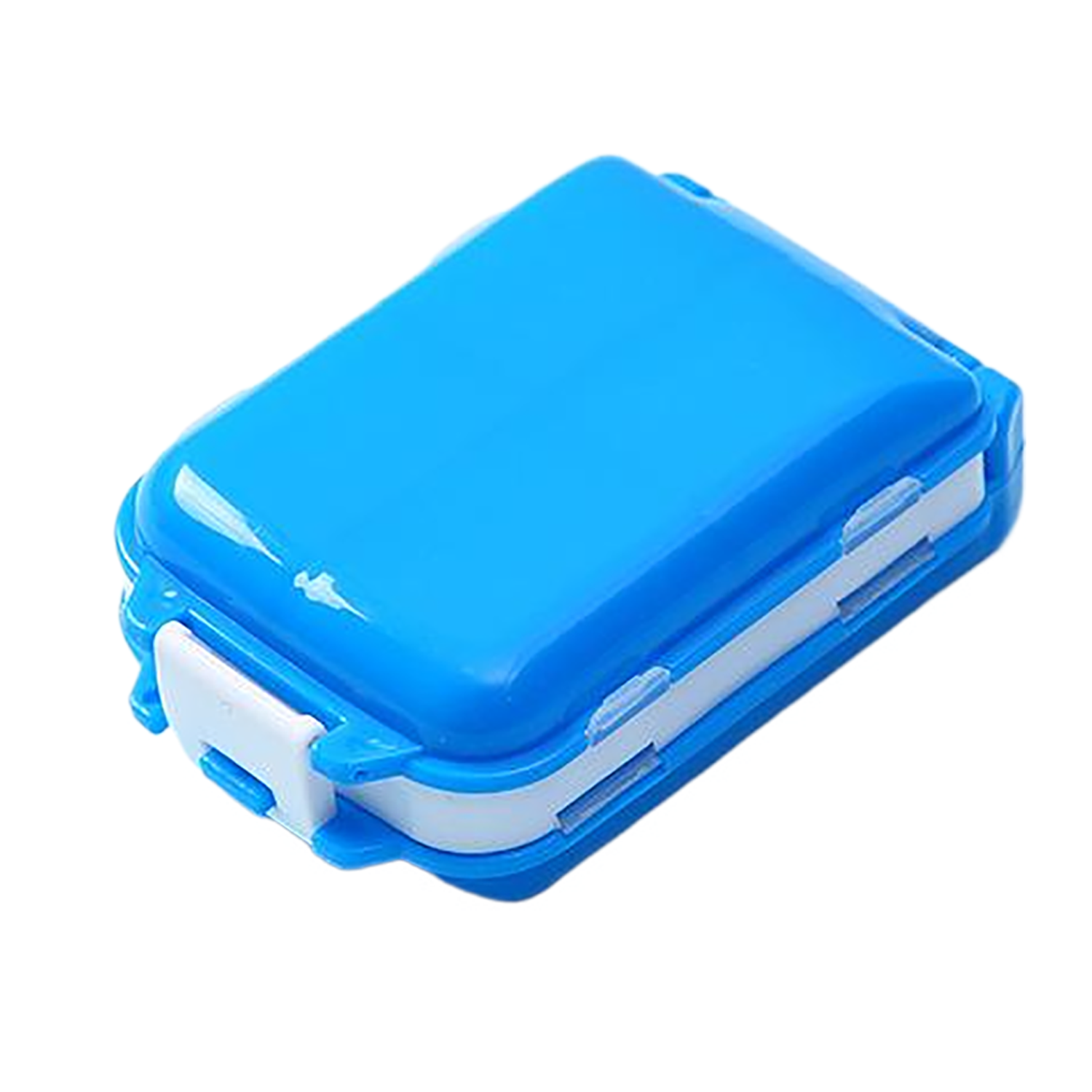 Folding 8 Compartment Travel Pill Organizer Box 5
