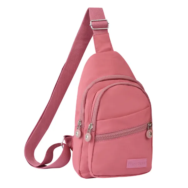 Nylon Sling Chest Bag Crossbody, Lightweight, Unisex 6
