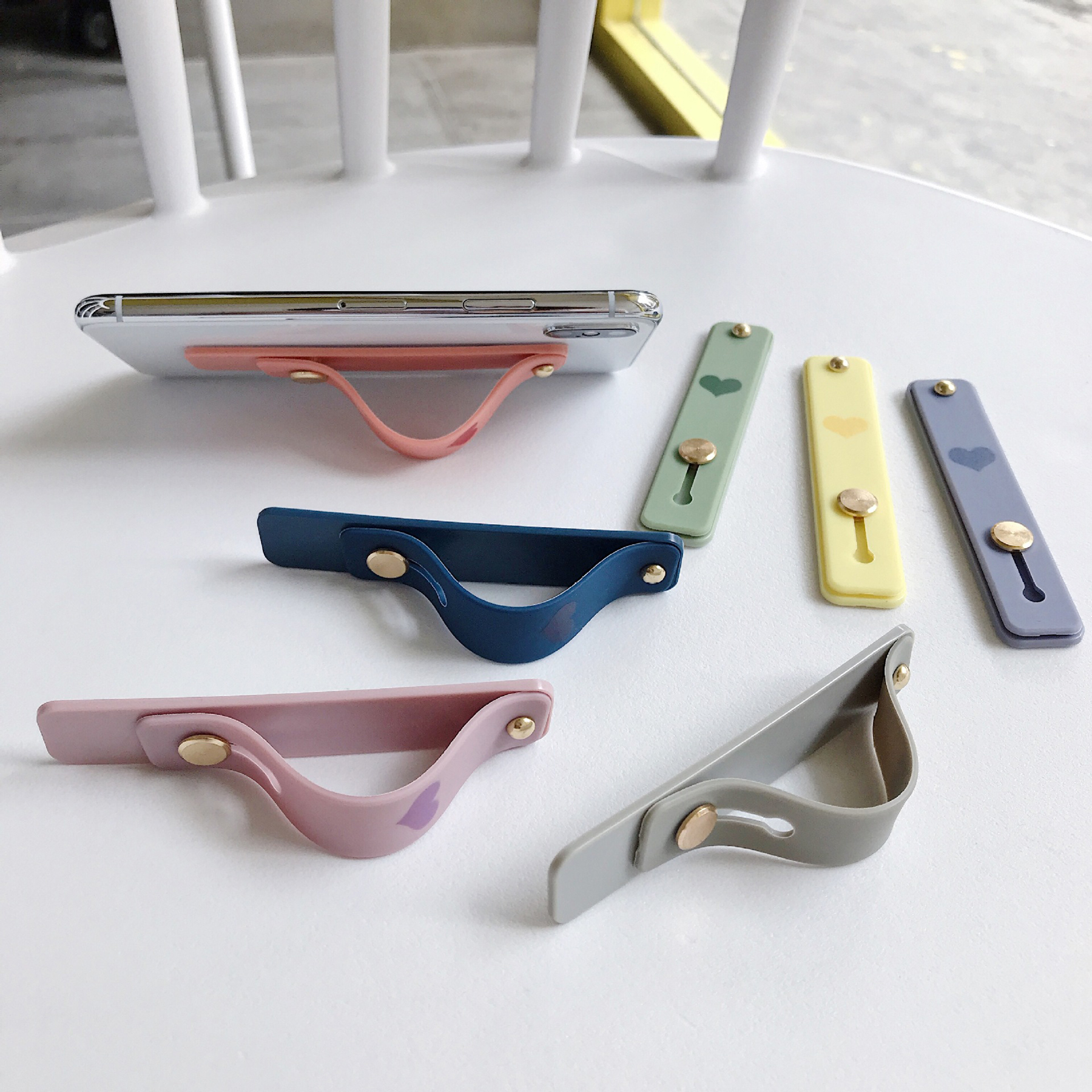 Portable Phone Finger Kickstand Strap Bracket 2