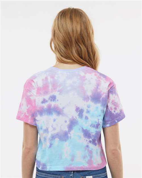Women's Tie-Dyed Crop T-Shirt - 1050 1