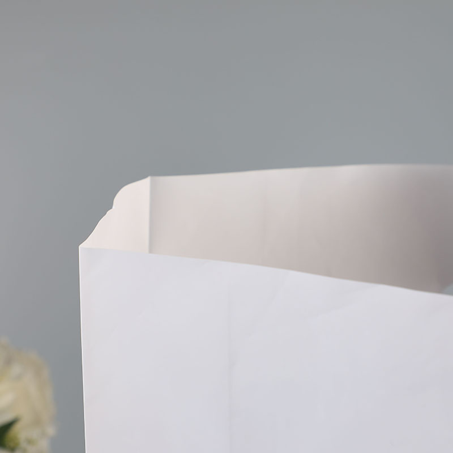 Die Cut Fold-Over Reinforced Plastic Bag 3
