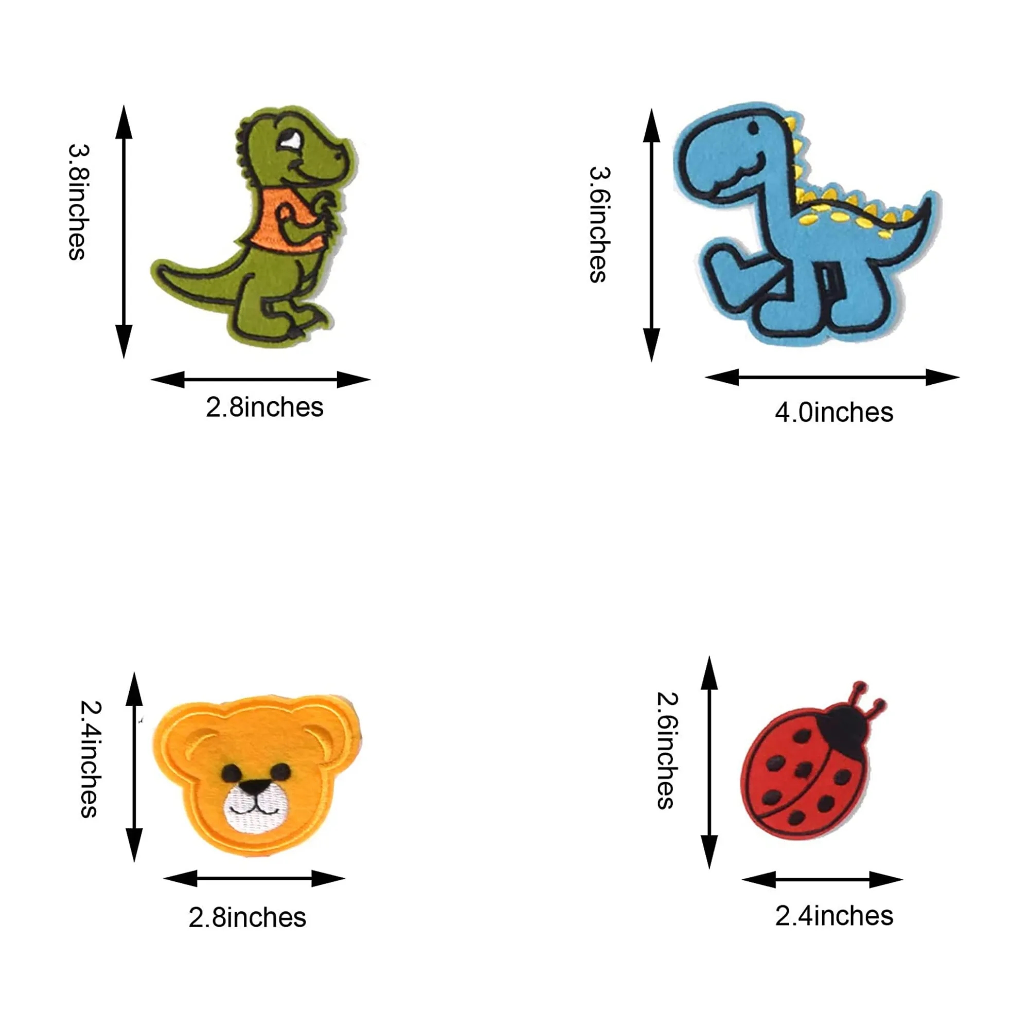 MOQ100 3.5" Embroidered Armband Patch 2