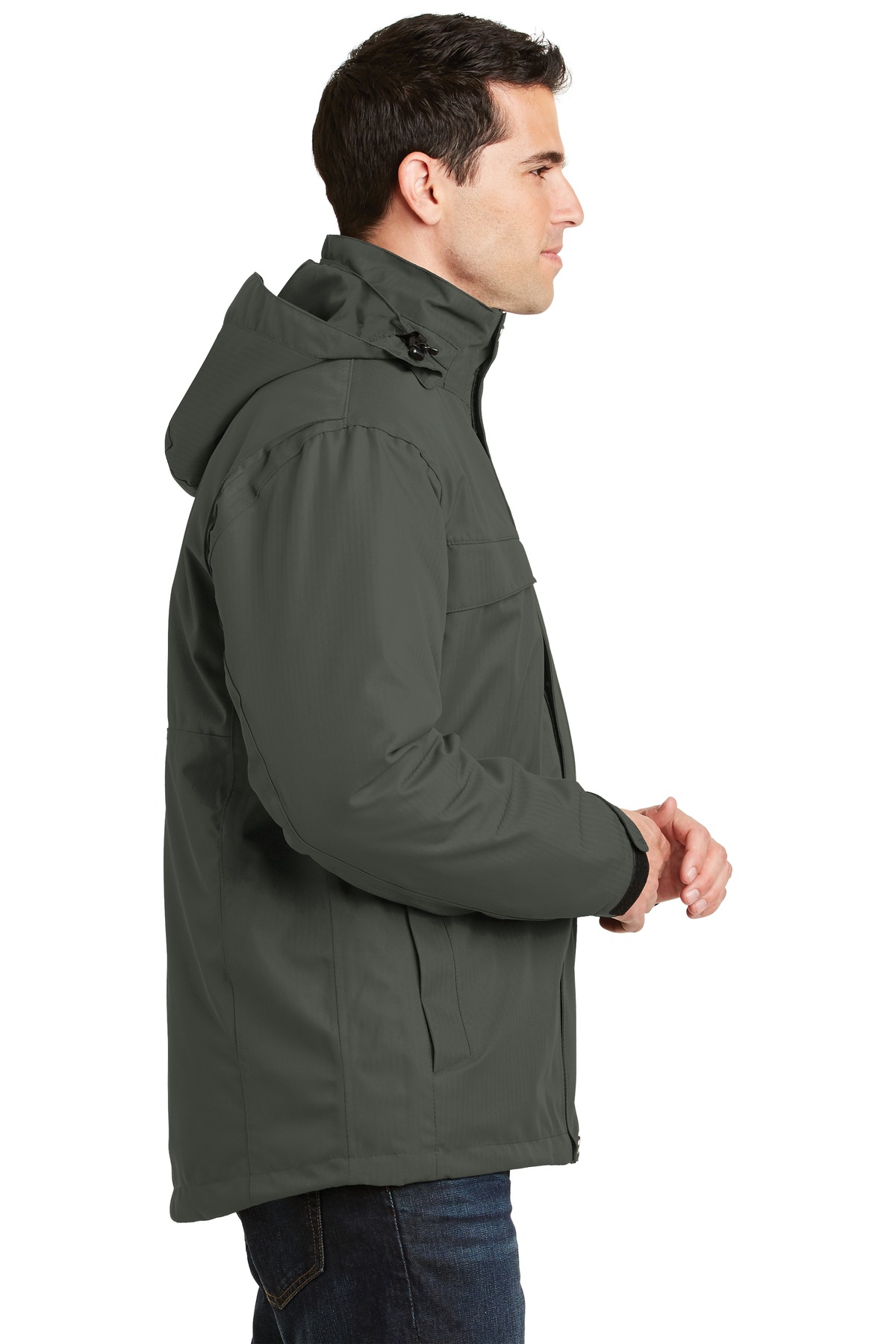 Port Authority Herringbone 3-in-1 Parka. J302 17
