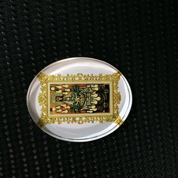 Oval Glass Promotional Paperweights 6