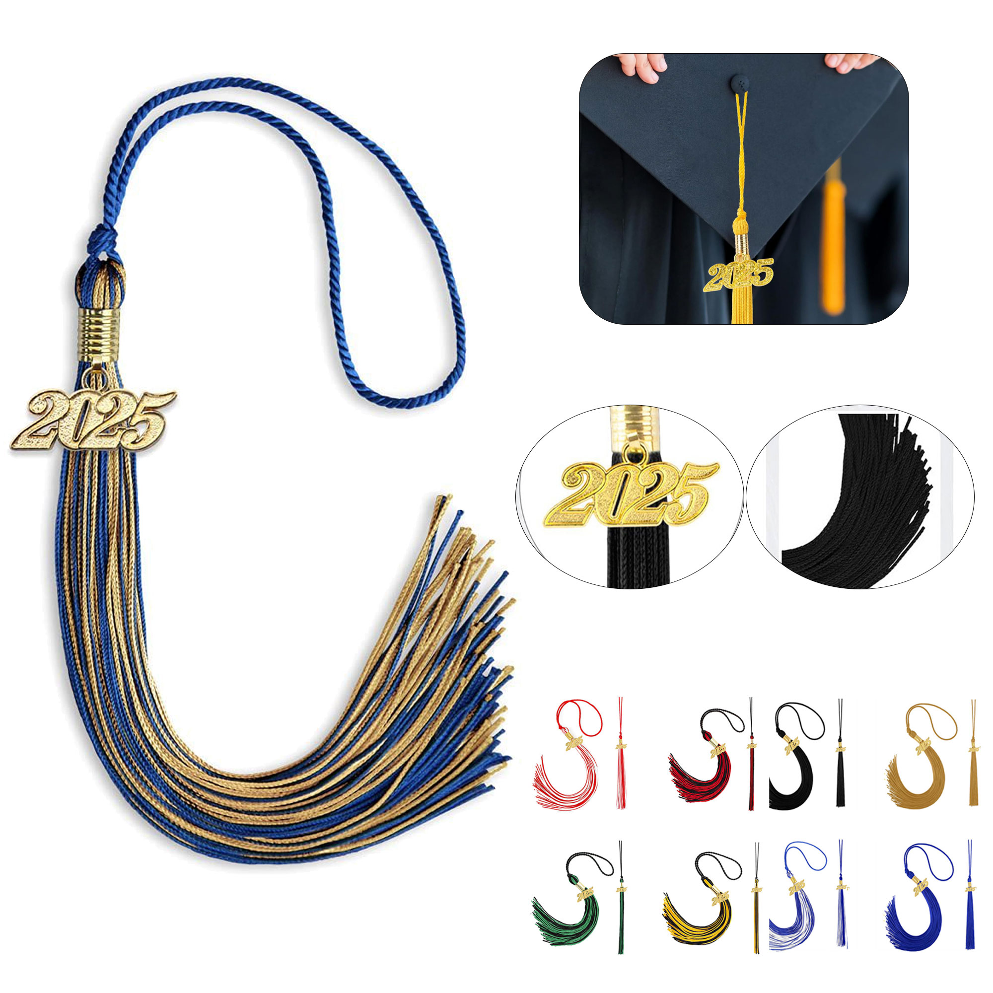 Graduation Bachelor's cap tassel 1