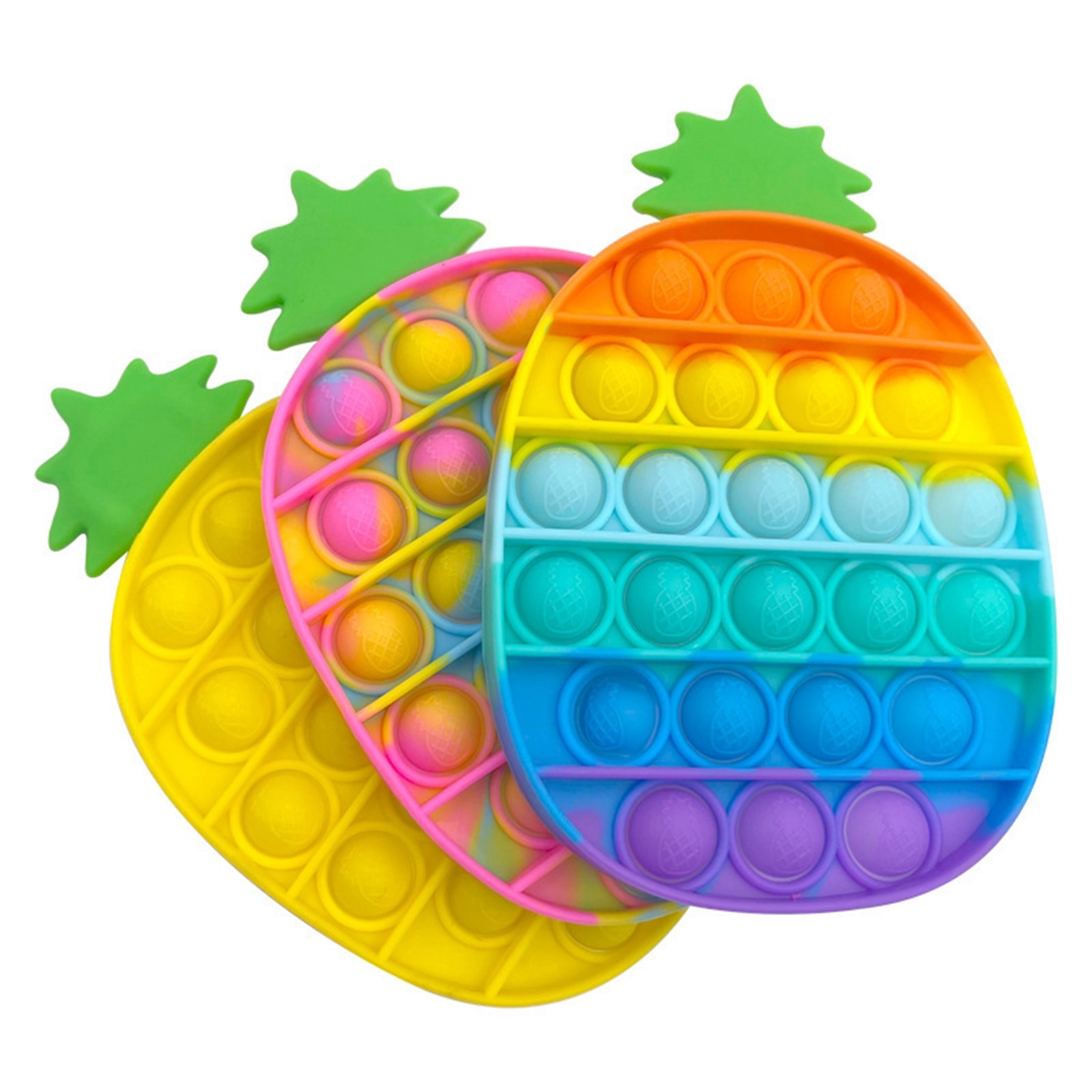 Pineapple Silicone Pops Bubble Sensory Fidget Toy 3
