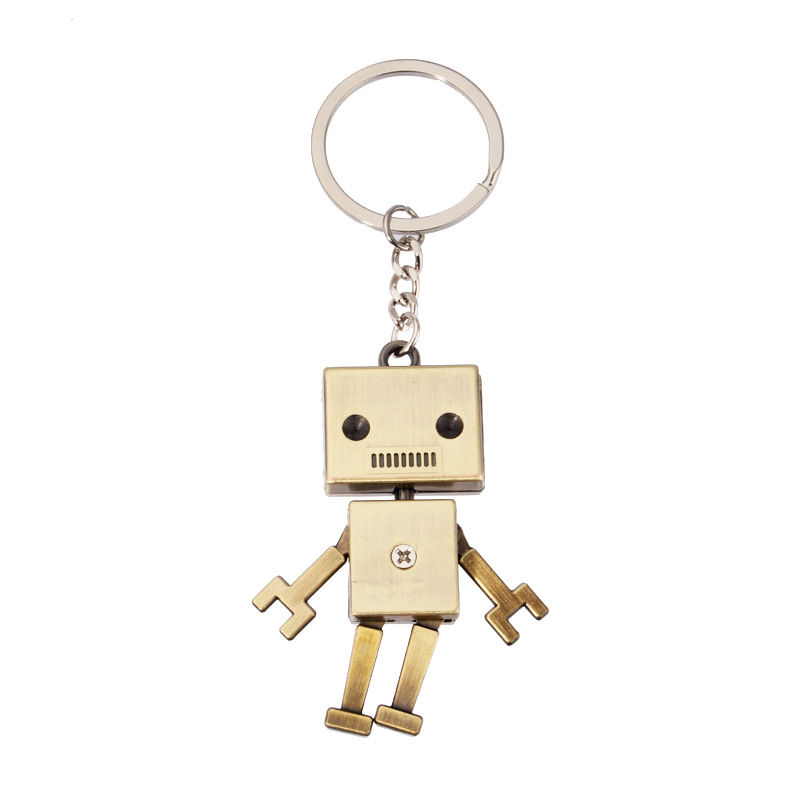 Retro Robot Keychain