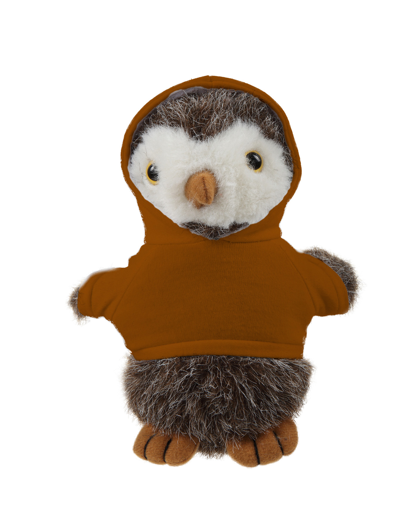 Soft Plush Standing Owl wearing a Hoodie 15