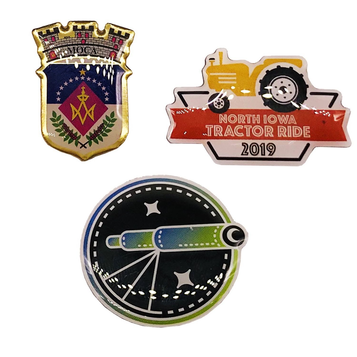 1" Custom Lapel Pins - Offset Full Color 10
