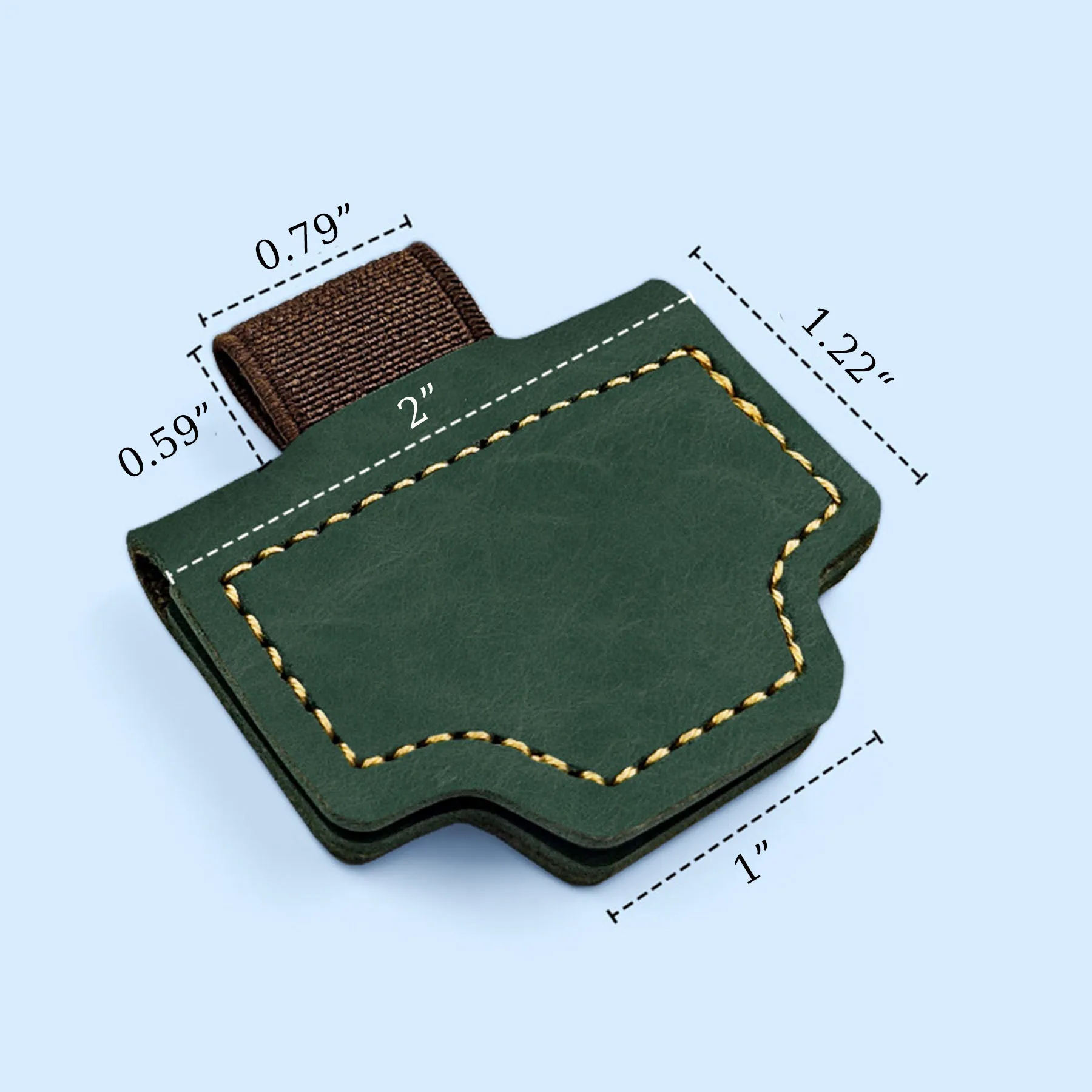 Reversible Magnetic Leather Bookmark 4