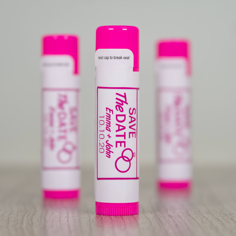 Natural Beeswax Lip Balm - One Imprint Color 7